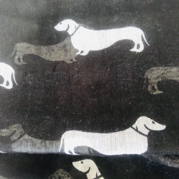 Dachshund Black White Scarf - Picture 3 of 7